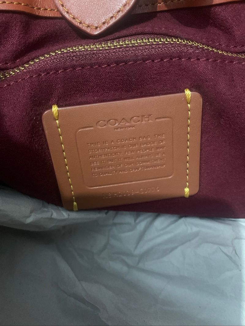 Coach Field Tote Leather Bag, foto 10