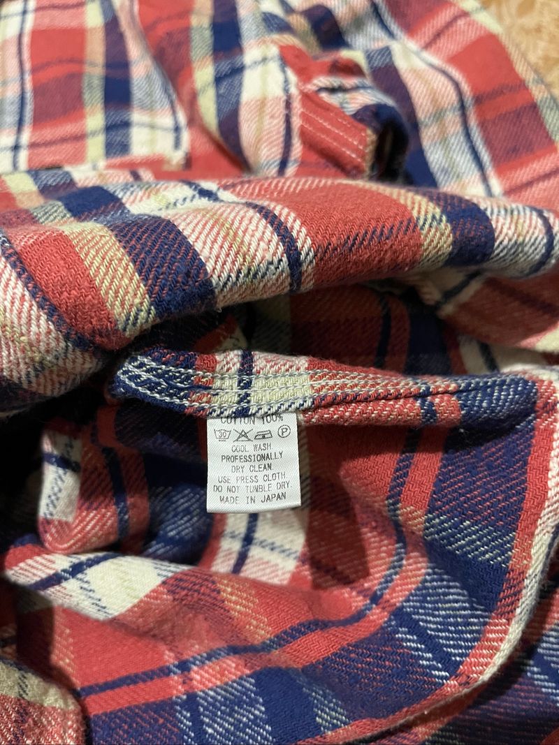 vintage Pherrow's Stormy plaid flannel, foto 9