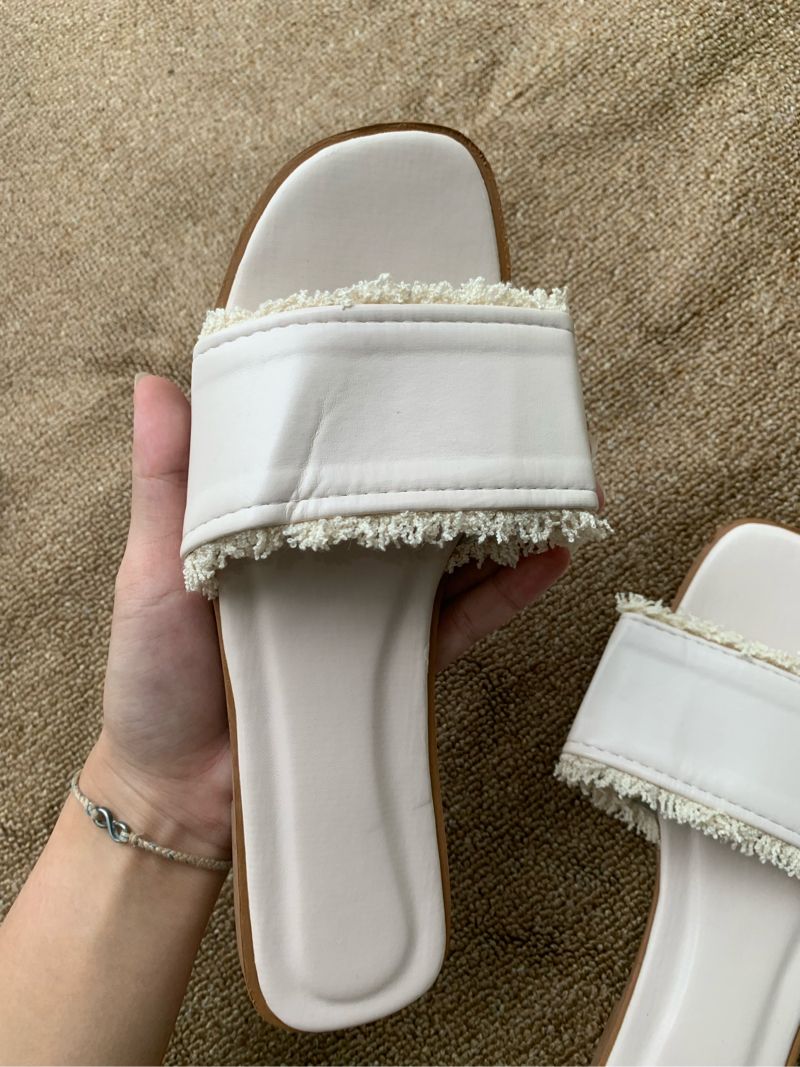 Coquette Casual Flat Wanita white, foto 3