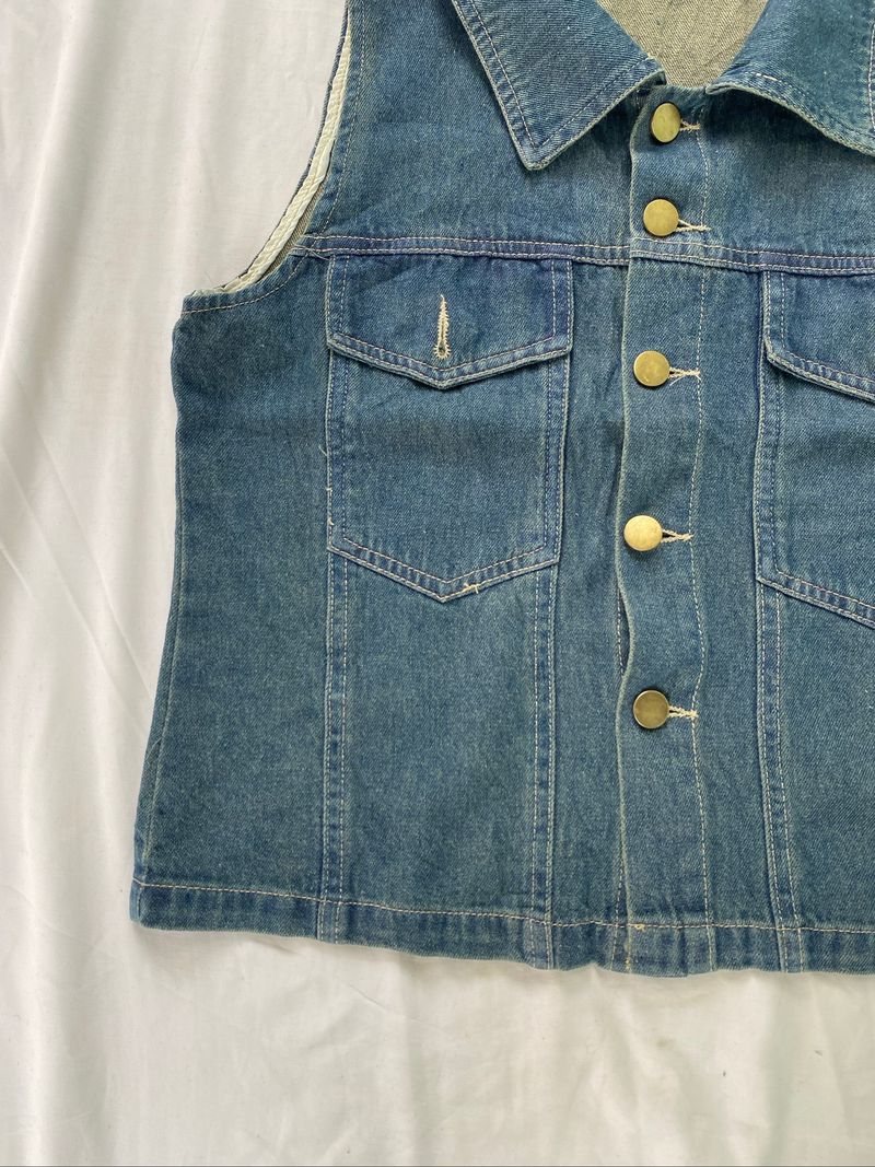Denim VEST vintage, foto 3