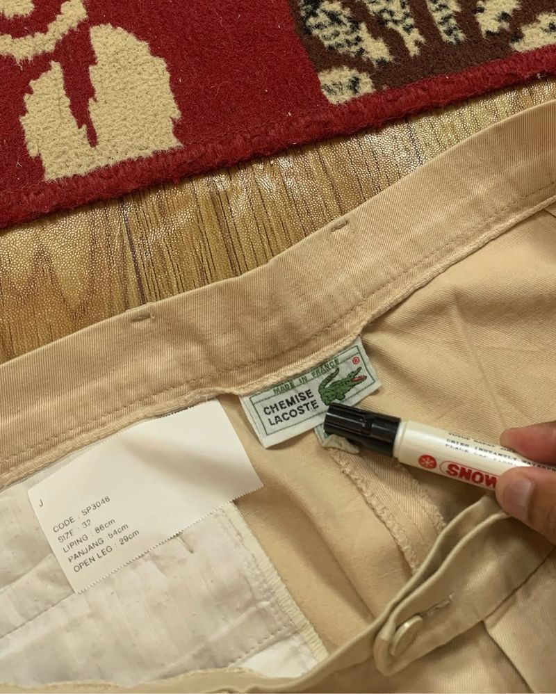 Item(s): L4C0ST3 CHINOS PANTS, foto 5