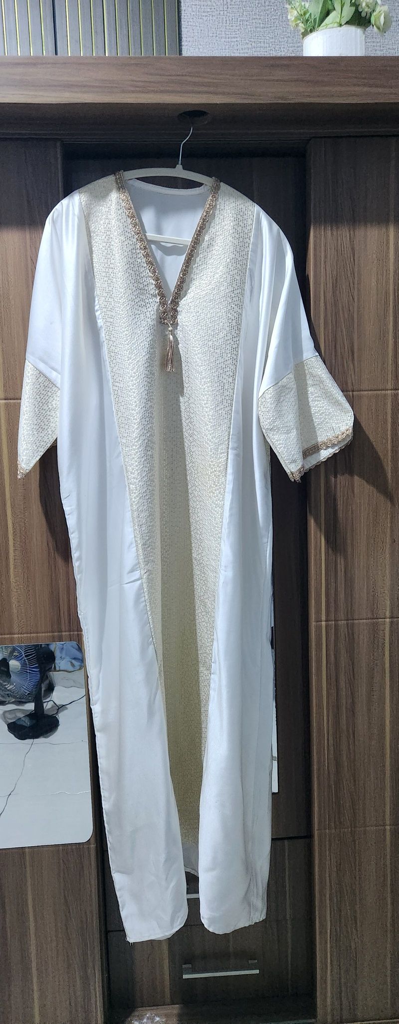 gamis putih susu mewah, foto 3