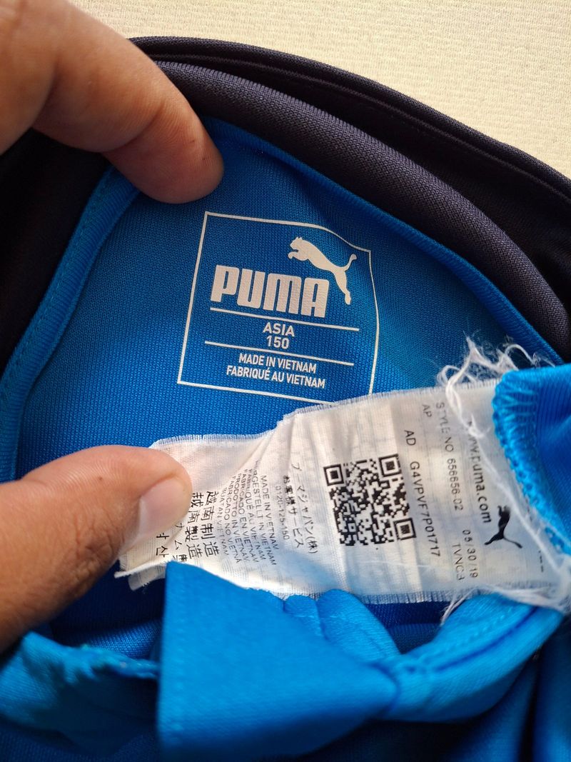 JERSEY LONGSLEEVE PUMA BIRU ORIGINAL 100%, foto 3