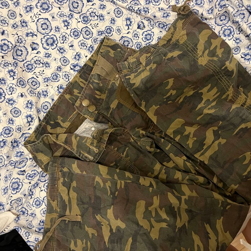 Low Waist Baggy Flare Cargo Pants, foto 4