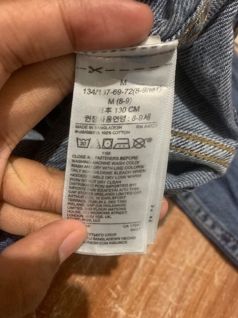 GAP Biker Minimalist Denim jacket Kids multicolor, foto 4