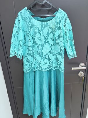 Dress Brokat Biru