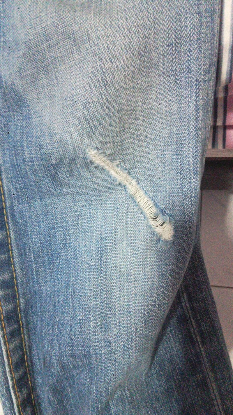 True Religion blue jeans distressed, foto 9