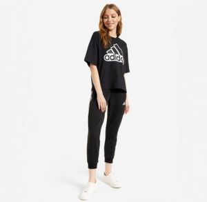 ADIDAS ESSENTIAL LOGO TSHIRT - TSHIRT  SPORT WANITA (6468)