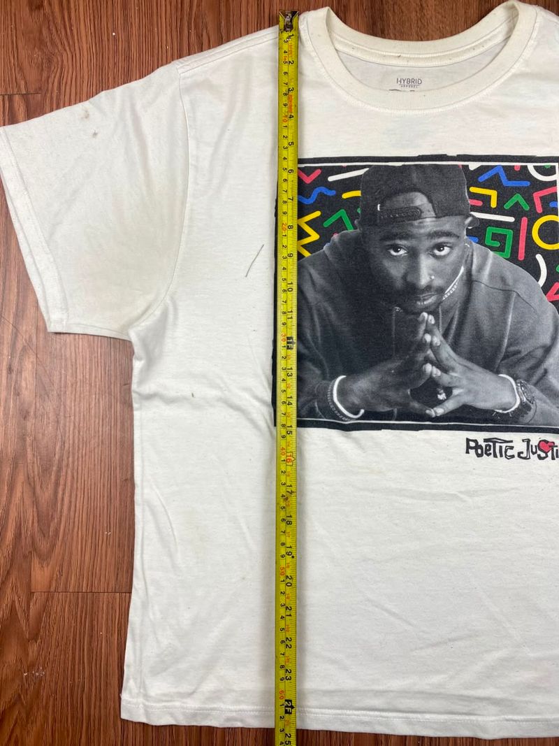 Vintage Hip-Hop 2pac Tshirt, foto 2