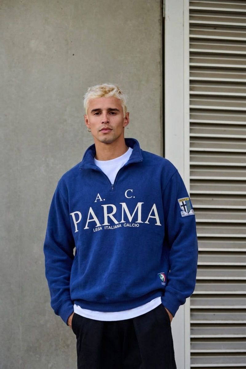 Vintage Parma Halfzip Sweatshirt, foto 4