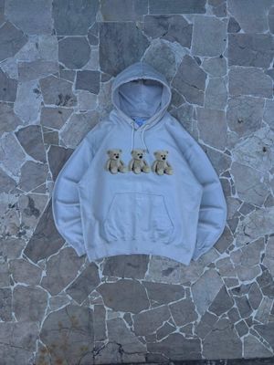 Hoodie ADLV There Boucle Bear Light Grey
