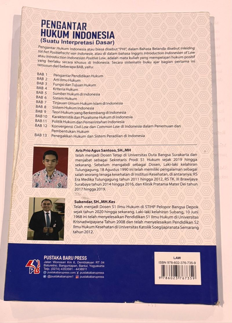 Pengantar hukum Indonesia, foto 2