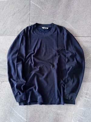Kaos Panjang Longsleeve Uniqlo U airism Navy original