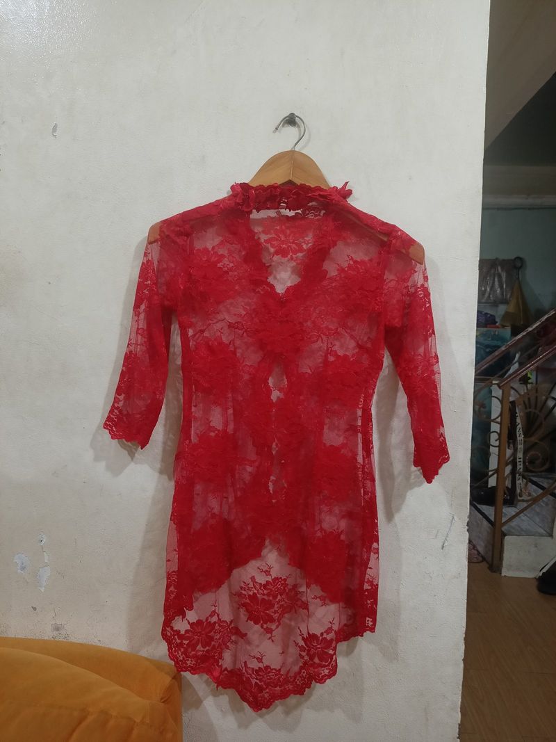 Kebaya brokat merah, foto 6