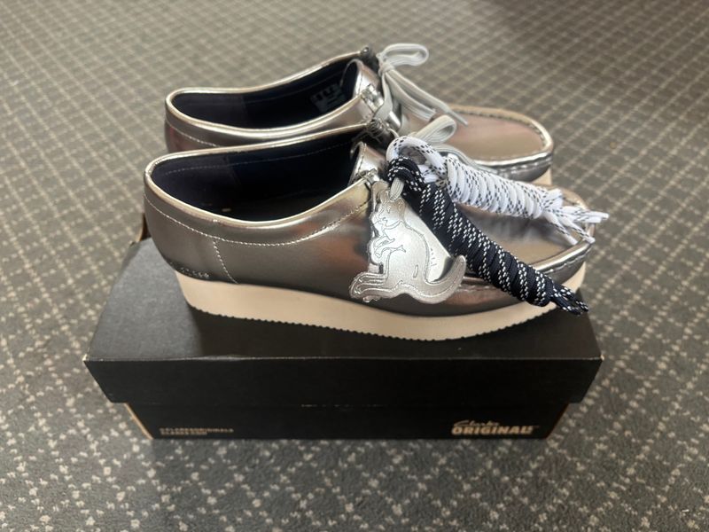 Clarks Womens Wallabee 2604 - Silver, foto 2