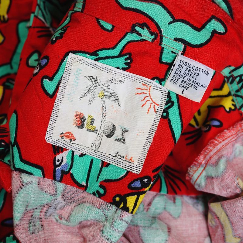 Blox Kemeja Pop Art Red  Size L, foto 4