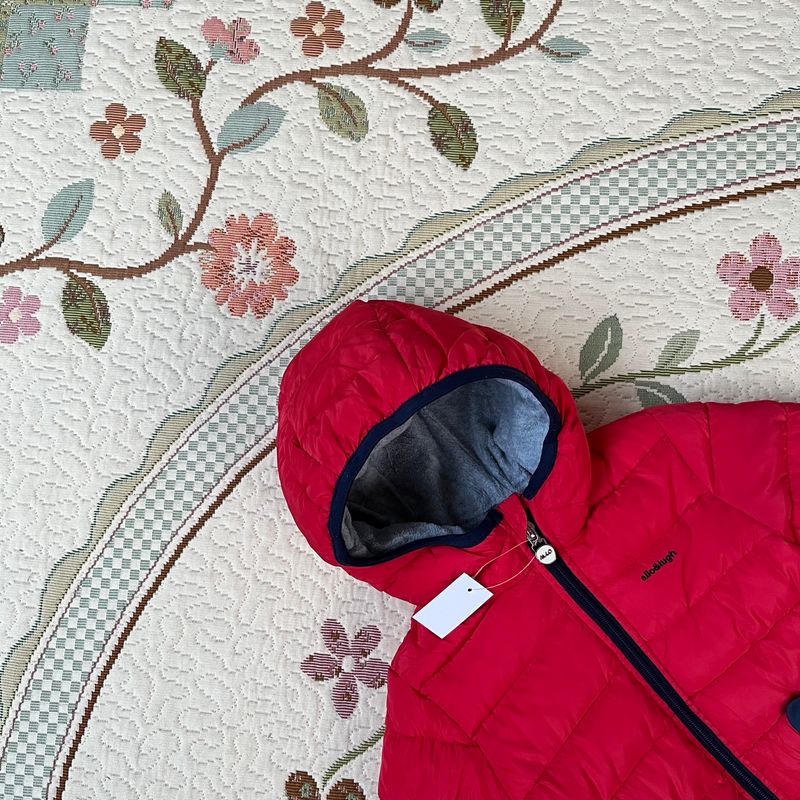 Winter jacket puffer tebal anak allo lugh merah gembul, foto 3