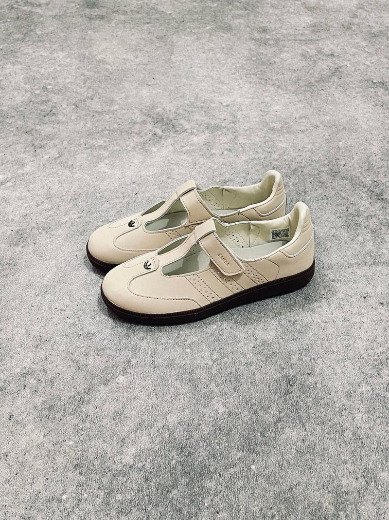 SNEAKER SAMBA JANE LEATHER ELEGANT FORMAL CREAM, foto 7