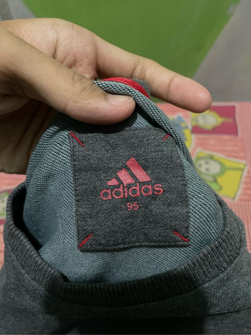 Adidas Casual Sweater Pria gray, foto 3