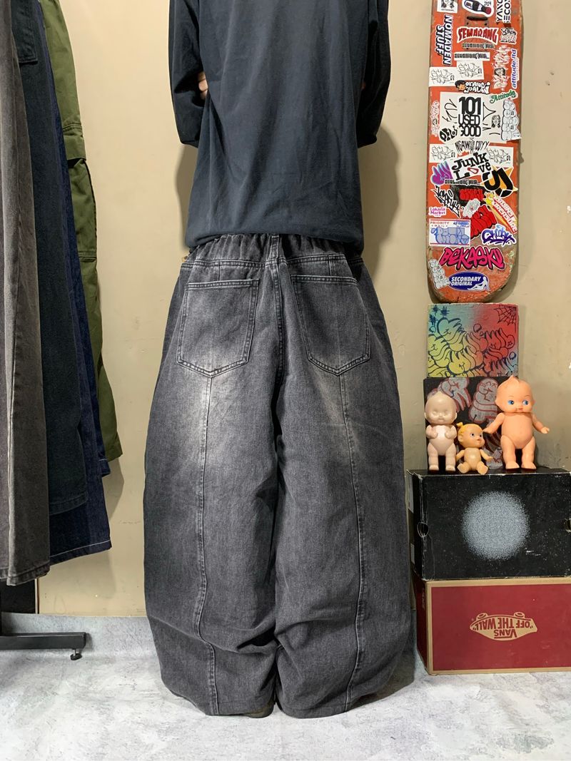 BALLONPANTS BLACKWASHED BNWT👀😍, foto 2