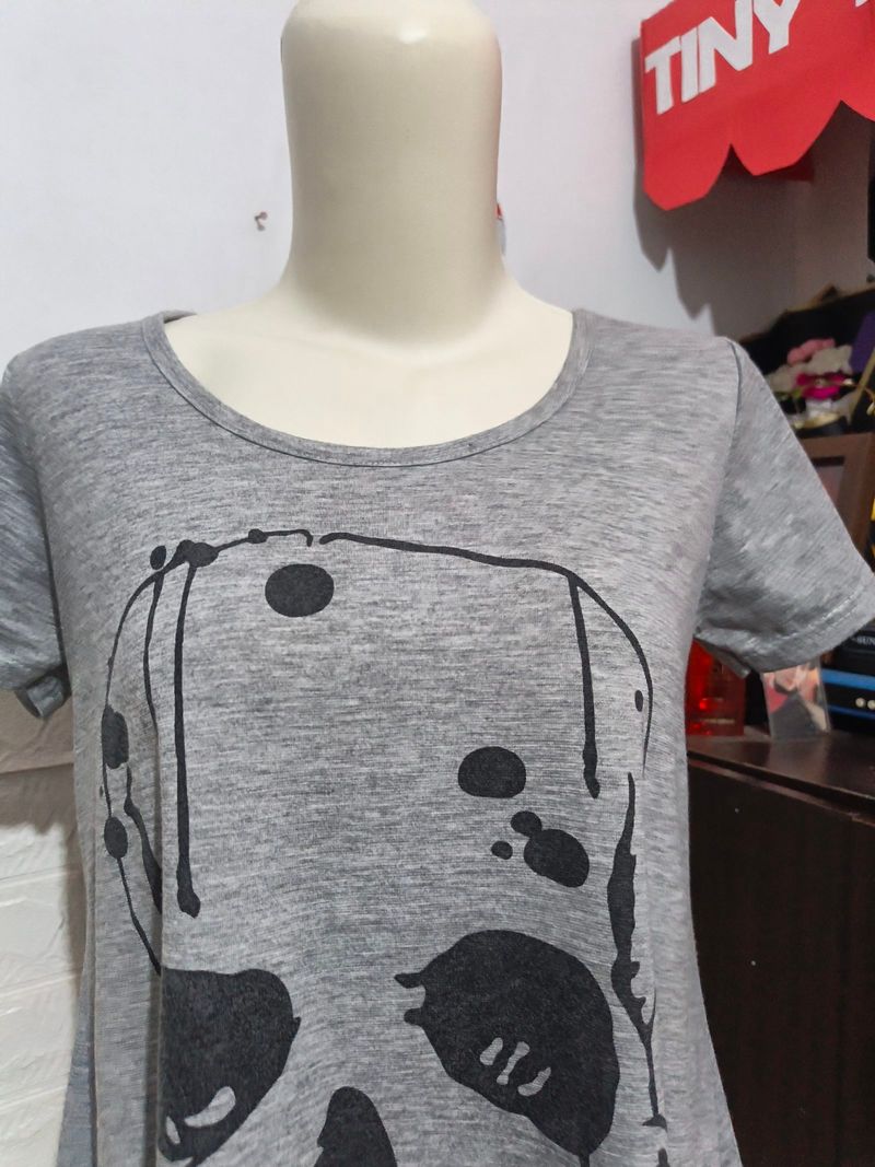grunge skull tshirt / mini dress, foto 3