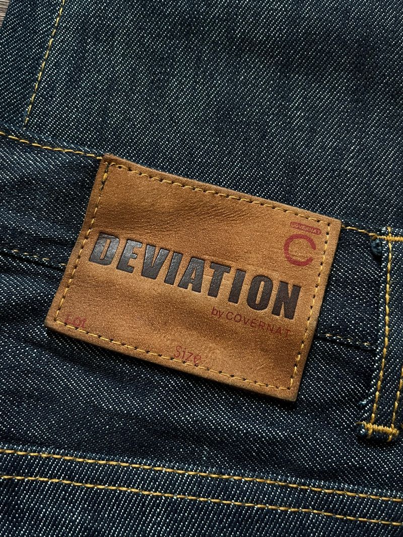 Devition by Covernat Raw Indigo Jeans, foto 9
