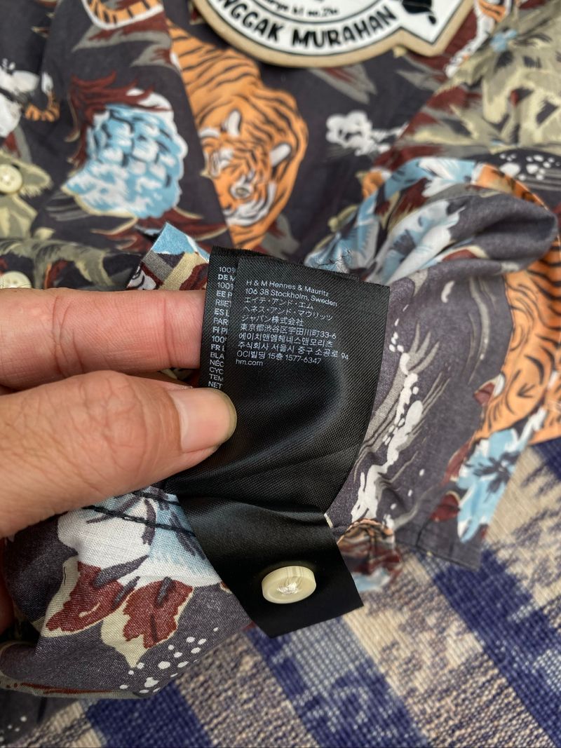 Kemeja hawaii h&m, foto 5