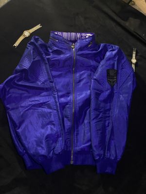Jaket Adidas Vintage Racing Big Logo Purple