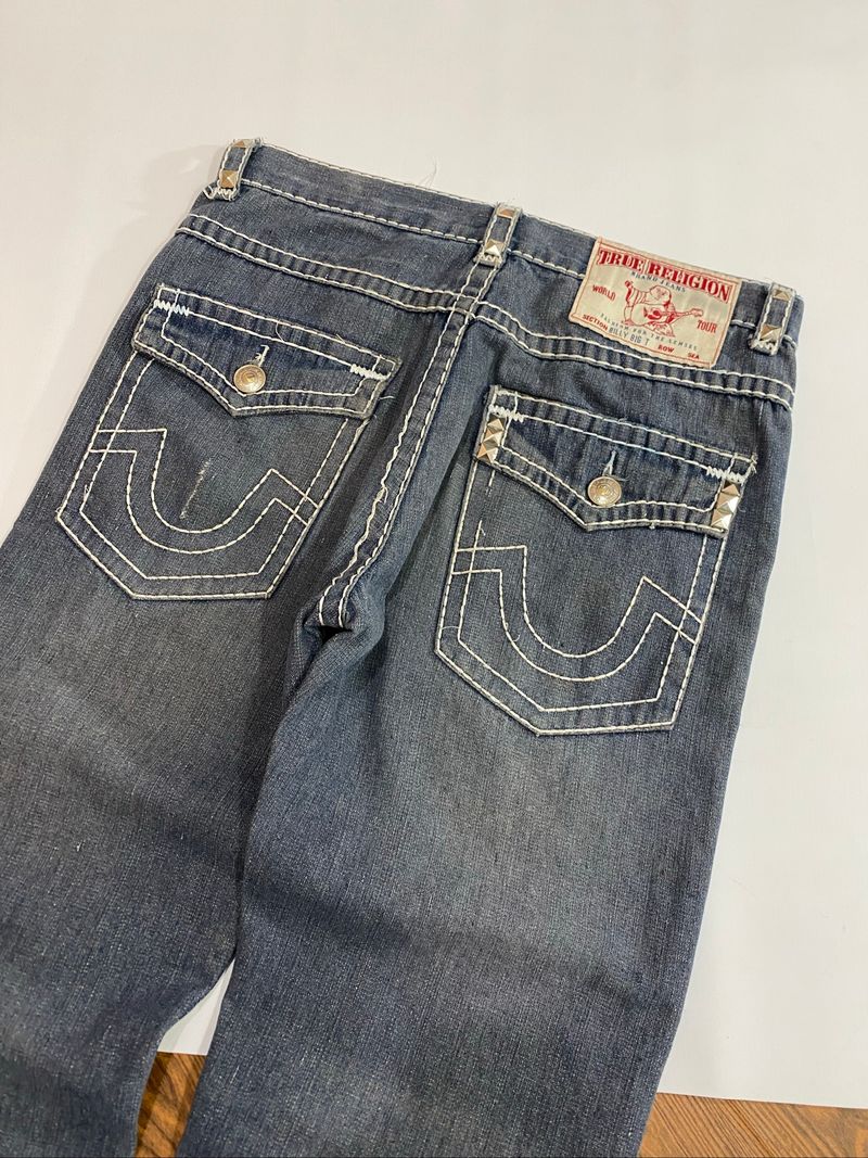 True Religion baggy flared-bootcut jeans y2k, foto 2