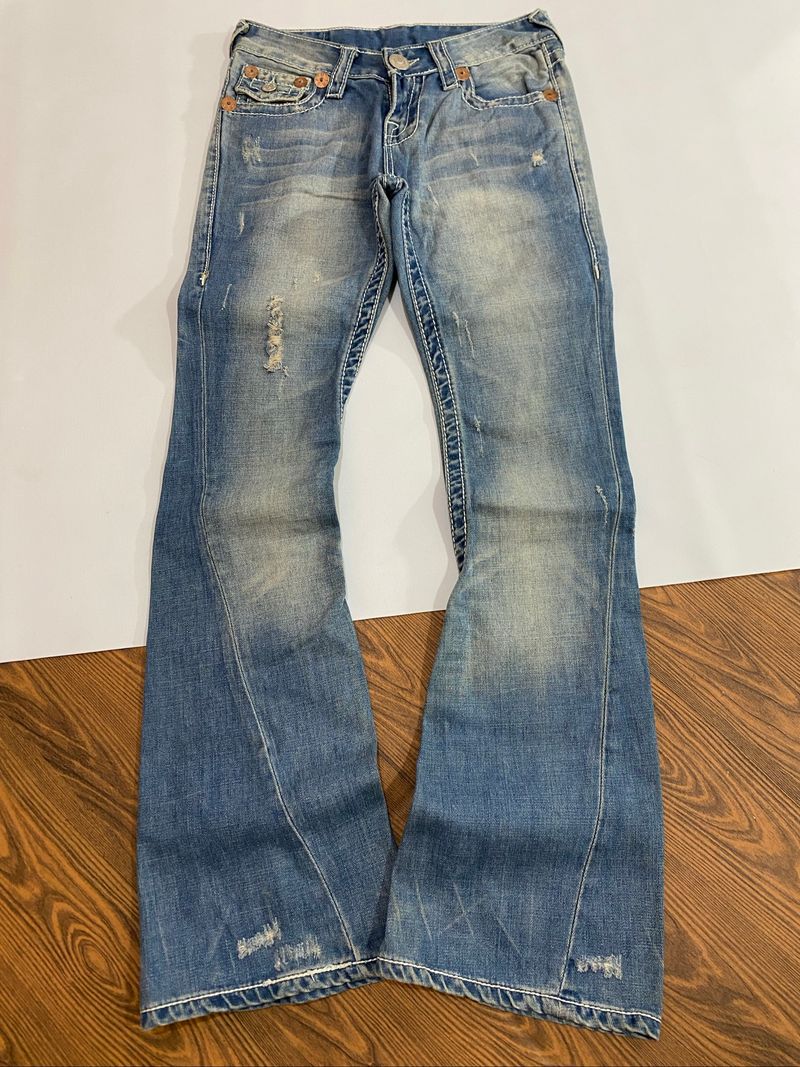True religion flared bootcut jeans y2k, foto 4