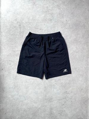 NEW BALANCE NYLON SHORTS BLACK