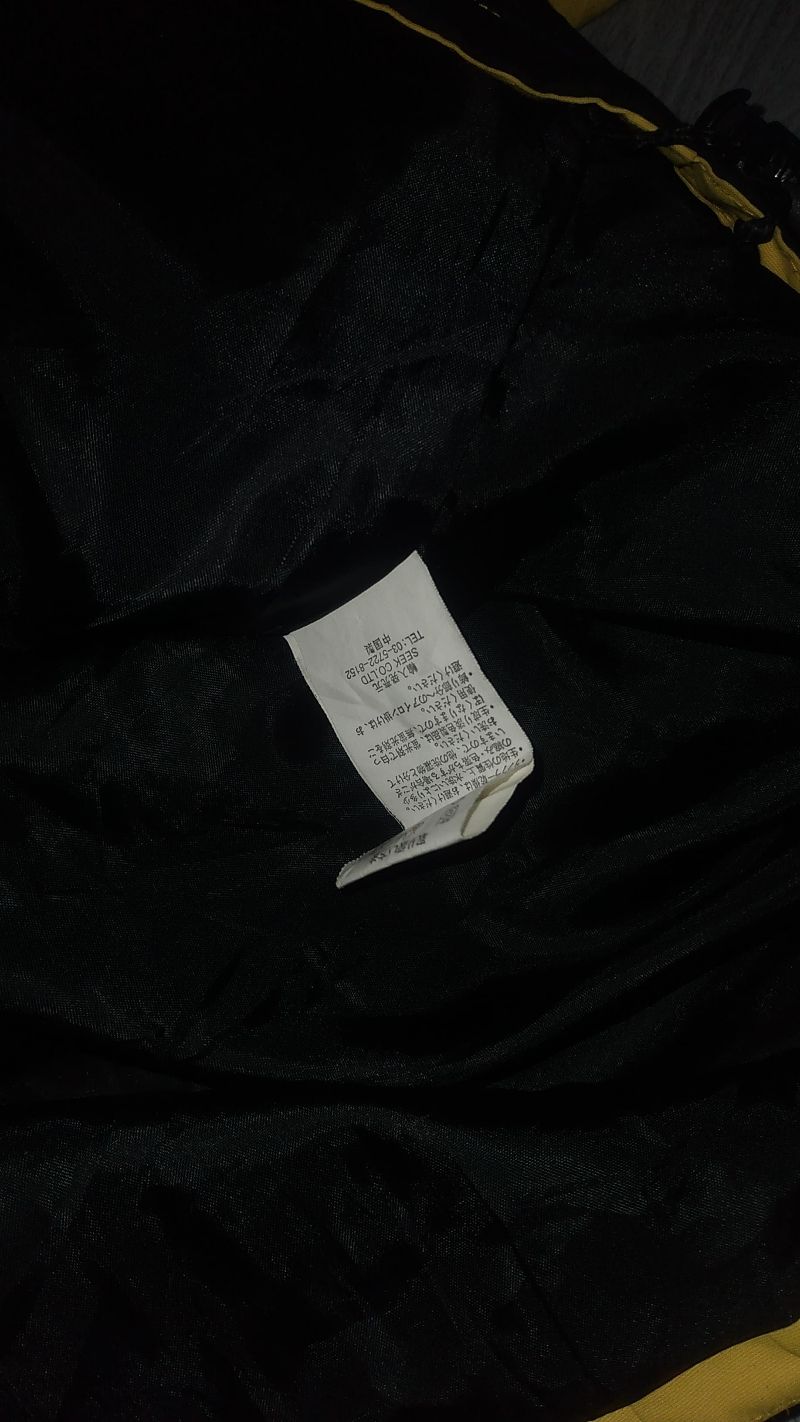 Gorpcore Leather jacket Pria black yellow, foto 4