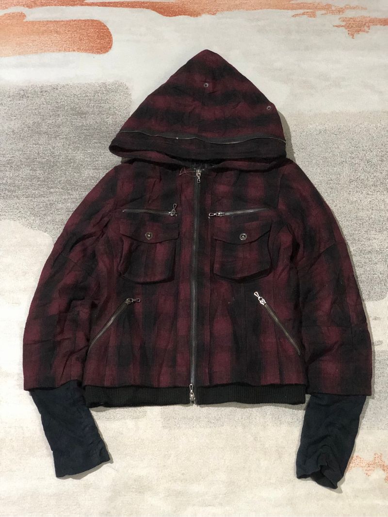 Y2K punk grunge multi zipper jacket, foto 6
