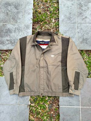 Saddler Vintage Corduroy Canvas Flight Jacket Harrington