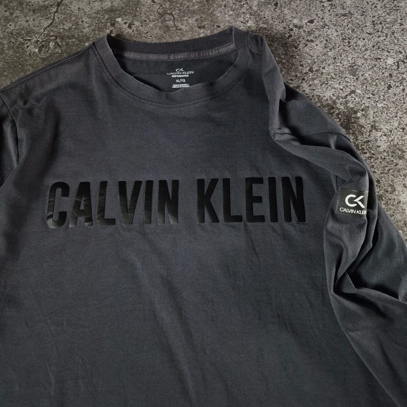 Calvin Klein Performance Script Rubber Longsleeve Shirt, foto 4