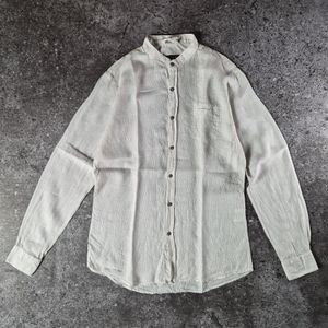 Panicale Linen Shanghai Longsleeve Shirt Made in Italy