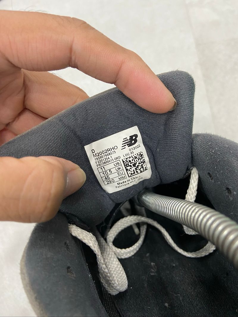 New Balance 2002R Black Dark Grey Original, foto 6