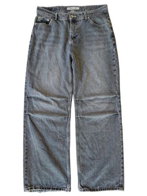 PINO Flare Denim Pants - Washed Grey