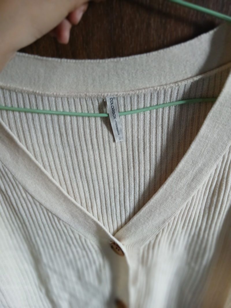 Cardigan Colorbox, Beige, UK S, foto 3