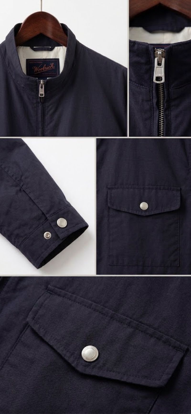 Vintage Woolrich Parka / Mountain Jacket Navy Blue, foto 7