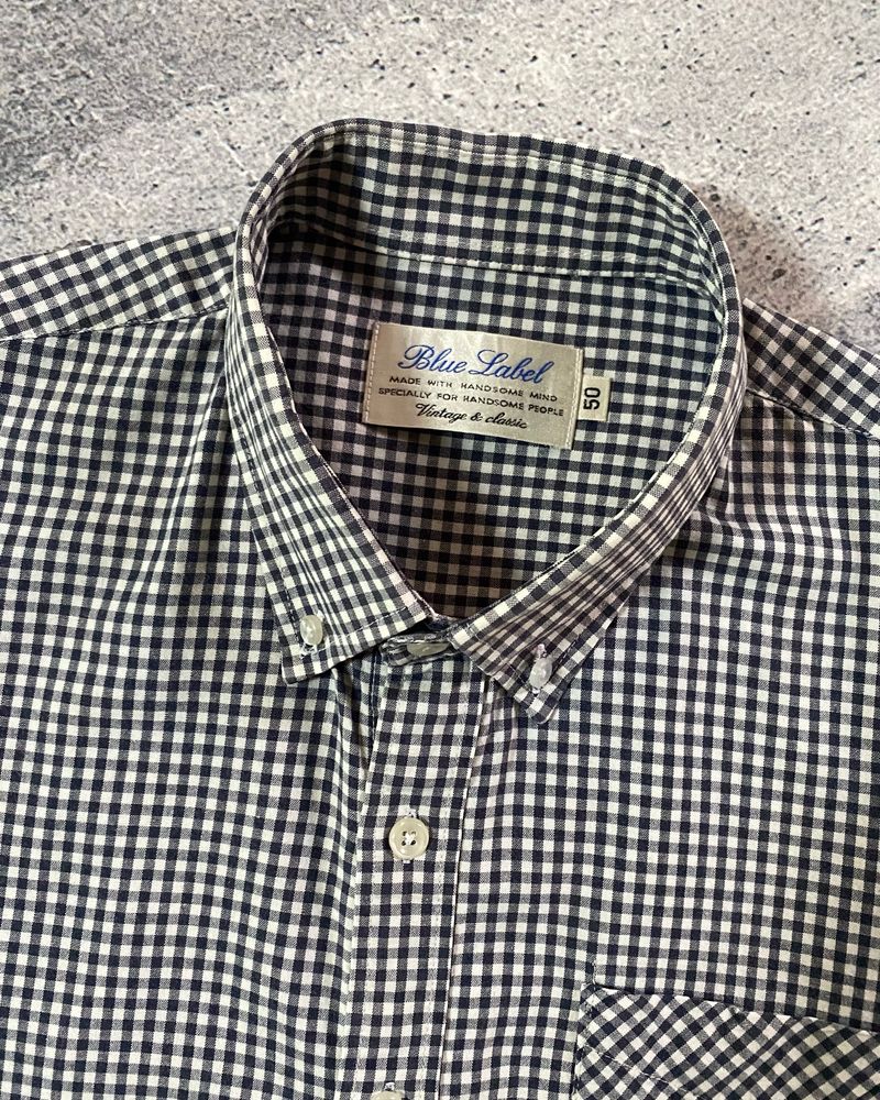 Kemeja Gingham Button Down Blue Label, foto 5