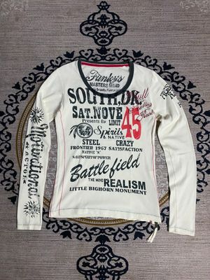 Kaos longsleeve Y2k Funky real