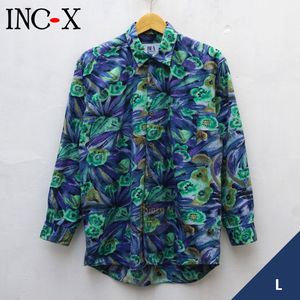 Kemeja Floral INCX Painters Longsleeve Size L