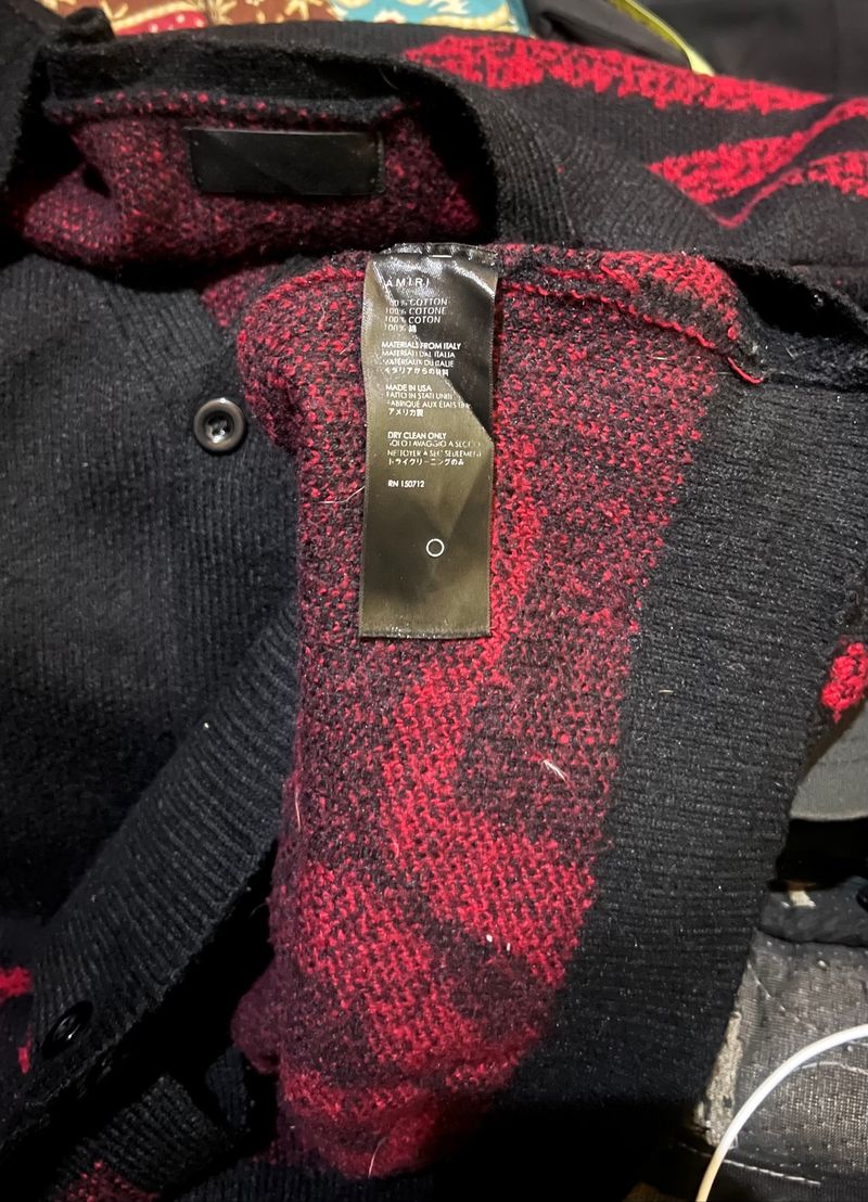 AMIRI - Intarsia Cashmere OverSized Snake, foto 4