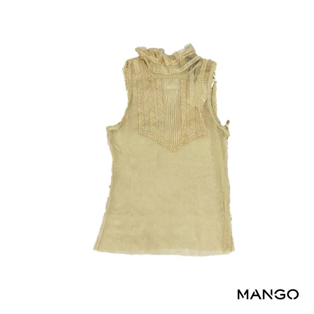 Mango Cami top Wanita white