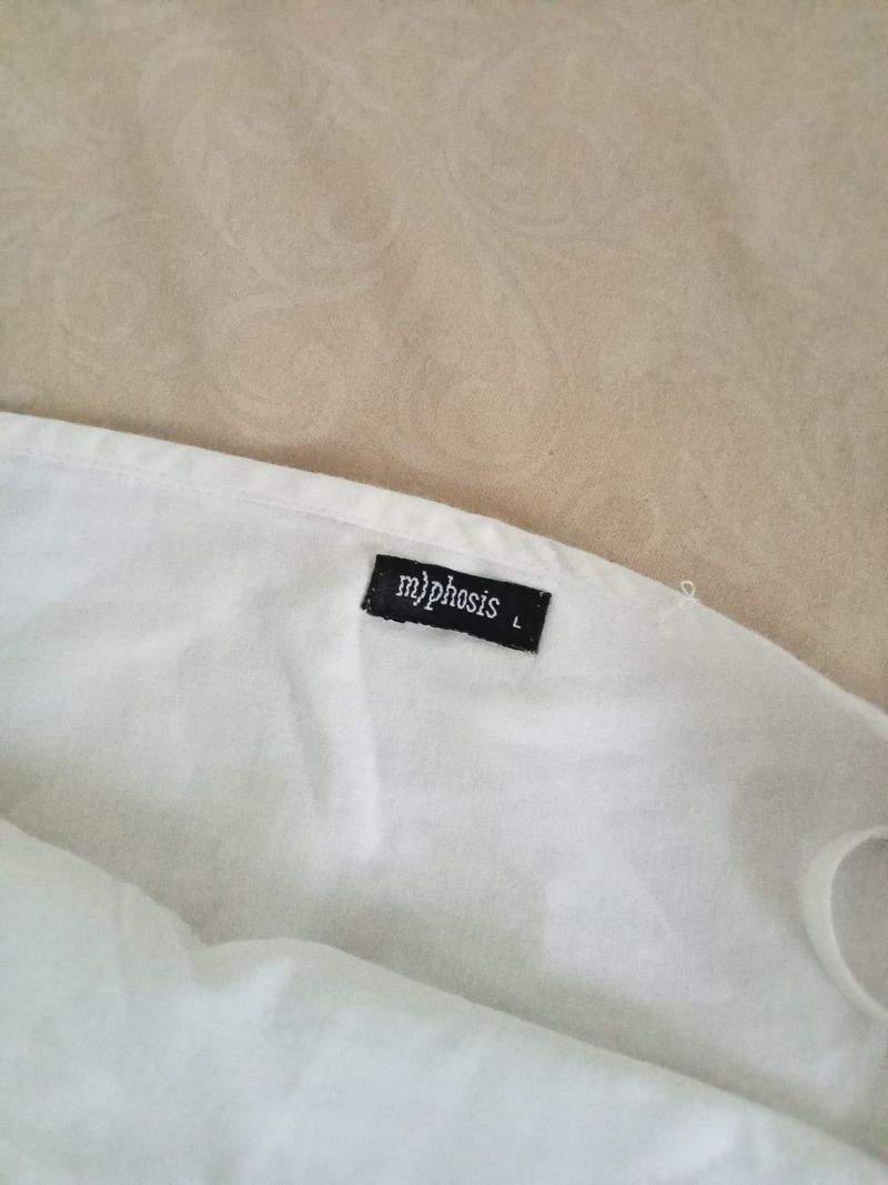 [ NETT ] White Ruffle Mini Skirt, foto 5