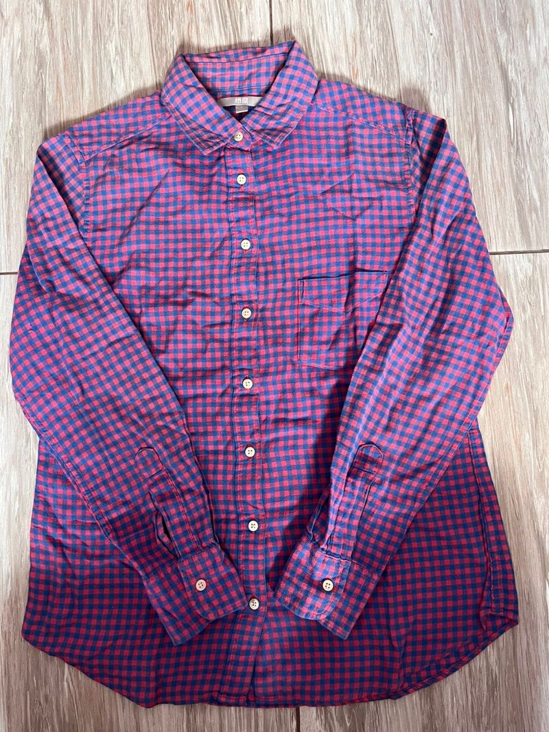 Kemeja Uniqlo Flannel, foto 2