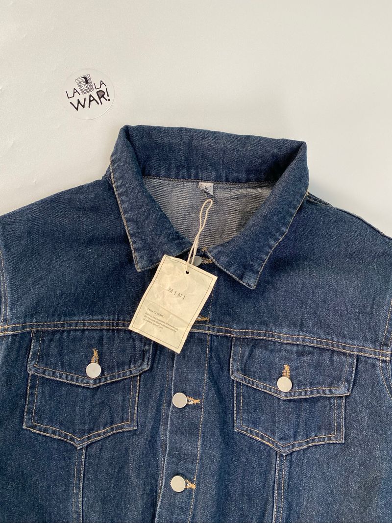 Crop Denim Jacket (Kode G-8), foto 4