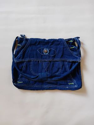 denim bloom shoulderbag