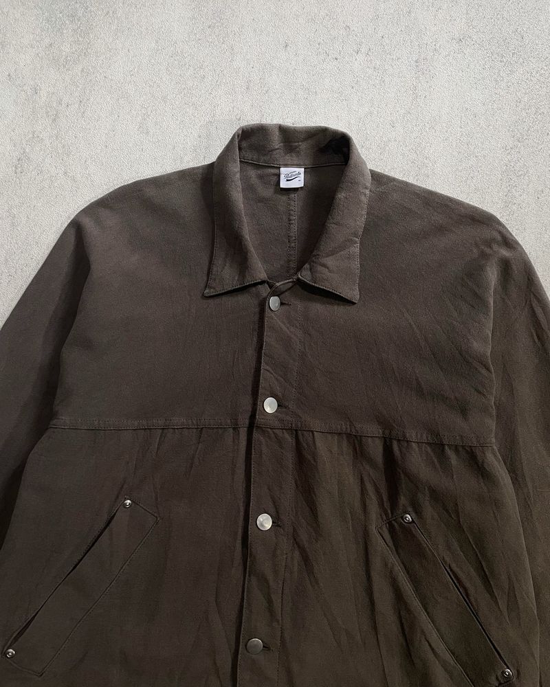 PARTIMENTO Denim Outer Jacket . ( Linen, Jeans ), foto 4